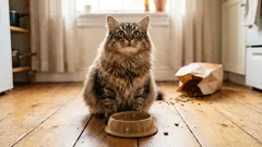 Why does a cat constantly ask for food, even when it is full: normal or abnormal